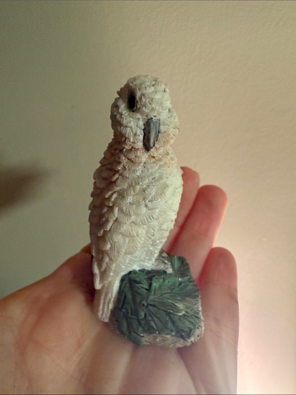 vintage 1988 Animal Classics Moluccan Cockatoo Figurine